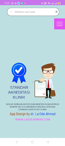 Android application S-Akre Klinik screenshort