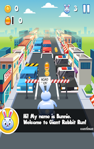 Giant Rabbit Run Fun Game