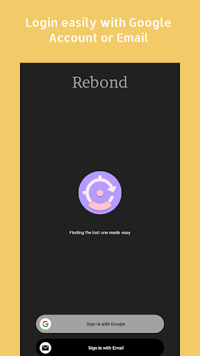 Android application Rebond | Find Your Crush screenshort