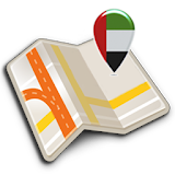Map of UAE offline icon