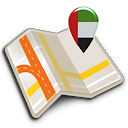 Map of UAE offline