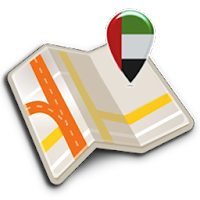 Map of UAE offline