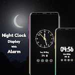Cover Image of Download Night Clock Display with Alarm 2.2 APK