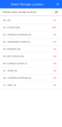 CBORD Mobile Inventory Screen 3