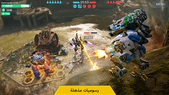 War Robots. حروب تكتيكية متعددة اللاعبين 6 ضد 6 2