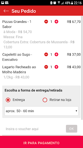 Fritos e Assados Delivery Screen 3