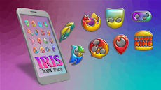 Iris Light Flat 3D Icon Packのおすすめ画像4
