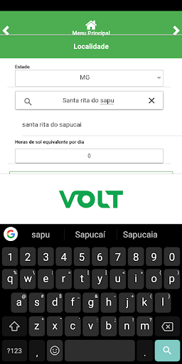 Calculadora Solar Volt Screen 2
