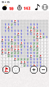 Minesweeper-Brain train puzzle