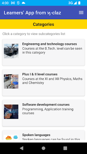 Learners App Screen 2
