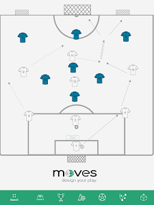 Football Tactic Board: “moves” Unknown