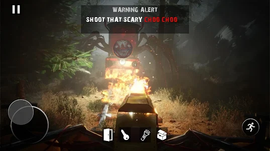 Horror Evil Train: Forest Game