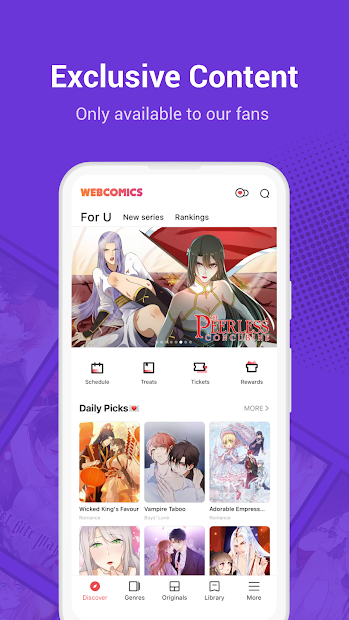 Screenshot 5 WebComics - Webtoon & Manga android