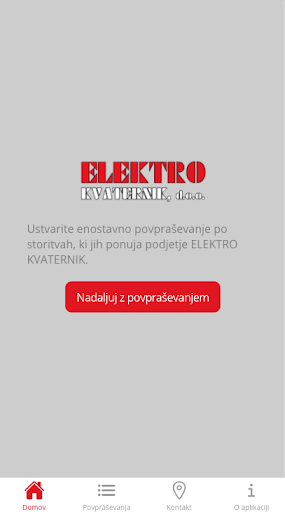 Android application Elektro Kvaternik screenshort
