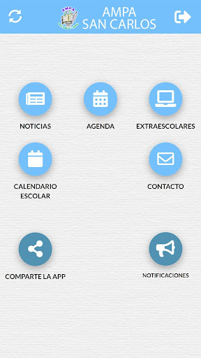 Android application AMPA San Carlos Albal screenshort