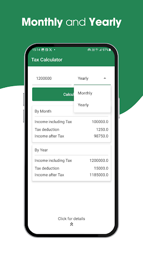 Income Tax Calculator Pakistan Screen 2