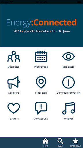 Android application Energy: Connected 2023 screenshort