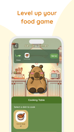 Screenshot of Capy Diet: Calorie Counter Pet