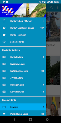 Android application Koran Kaltara (Berita Kalimant screenshort