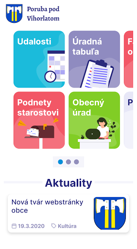 Android application Poruba pod Vihorlatom screenshort