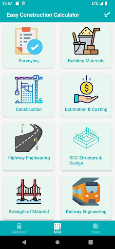 Screenshot of Easy Construction Calculator