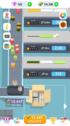 Idle Sushi Factory - Screenshot 1