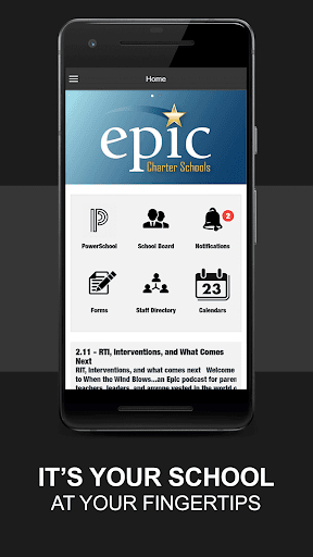 Android application Epic Charter Schools screenshort