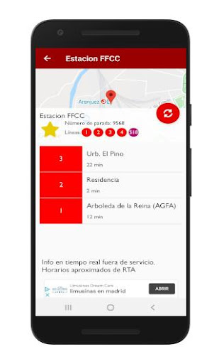 Red de Transportes Aranjuez Screen 2