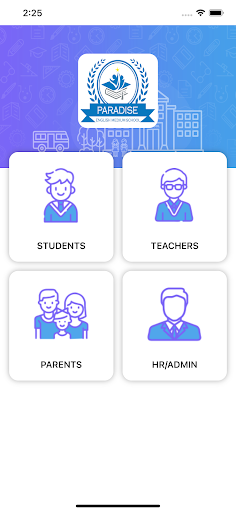 Android application PARADISE SCHOOL SPN. screenshort
