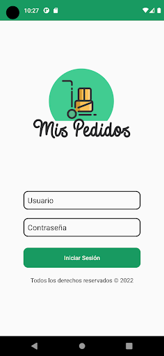 Android application Lácteos El Pacífico screenshort