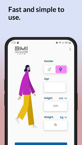 BMI Calculator Screen 3