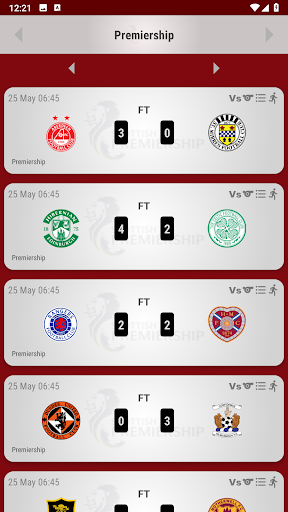 Heart of Midlothian Fan App Screen 3