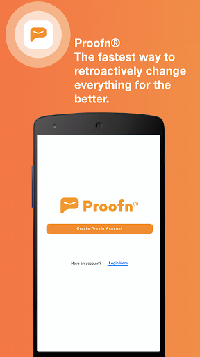 Android application Proofn screenshort