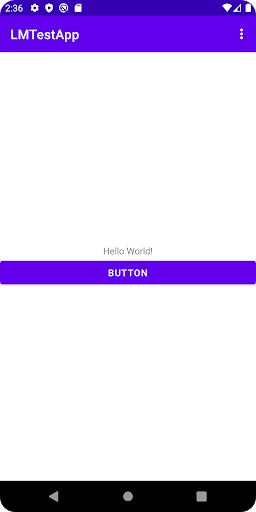 Android application LMT Test App screenshort