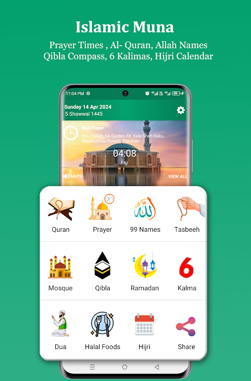 Islamic Muna Prayer Time Quran - 1.1.4 - (Android)