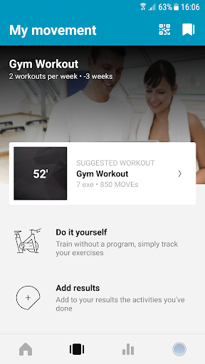 UniFit Gym Screen 2