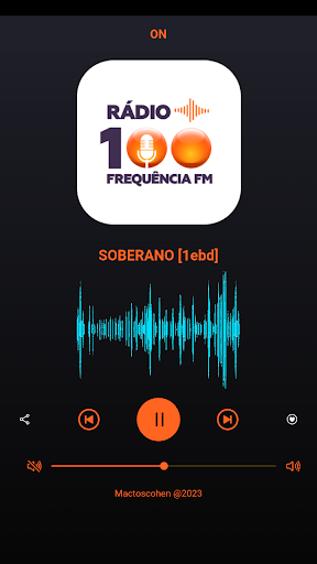 Android application Rádio 100 Frequência FM screenshort