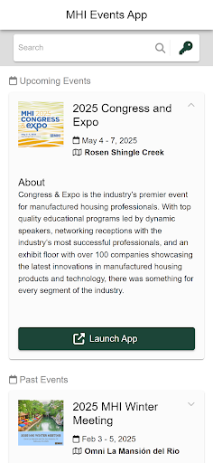 MHI Events App Screenshot 2 - AppWisp.com
