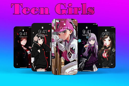 Teen Art Girl Wallpaper Screen 3