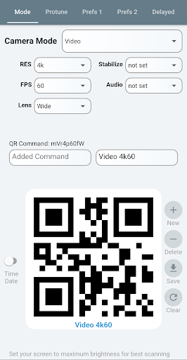 Android application QRControl screenshort
