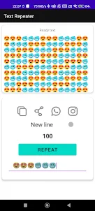 Text Repeater Emoji