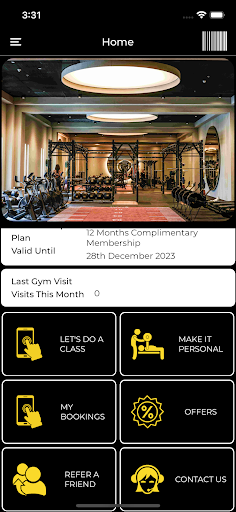 Android application Warehouse Gym screenshort