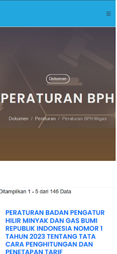 JDIH BPH Migas Screen 2