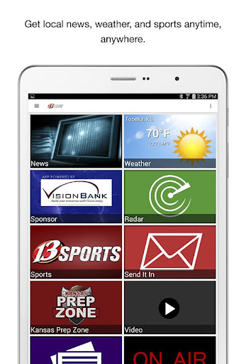 Screenshot of WIBW News