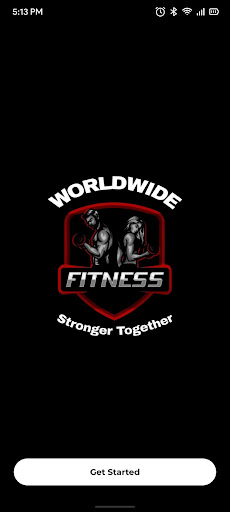 Android application Worldwide Fitness screenshort
