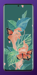 Kawaii Butterfly Wallpaper 4K