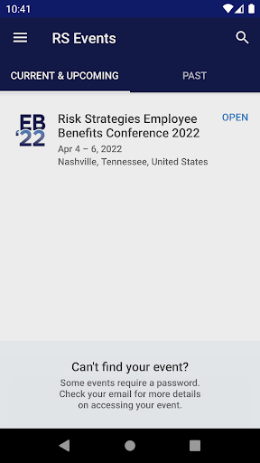 Risk Strategies Events Screen 2