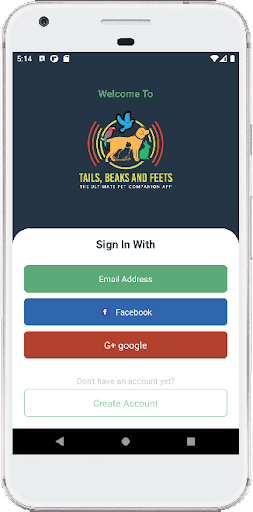 Android application Tails, Beaks and Feets screenshort