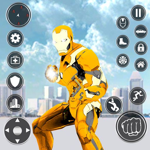 Iron Rope Hero: Superhero Game logo