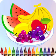 Fruit and Vegetables Coloring for kids